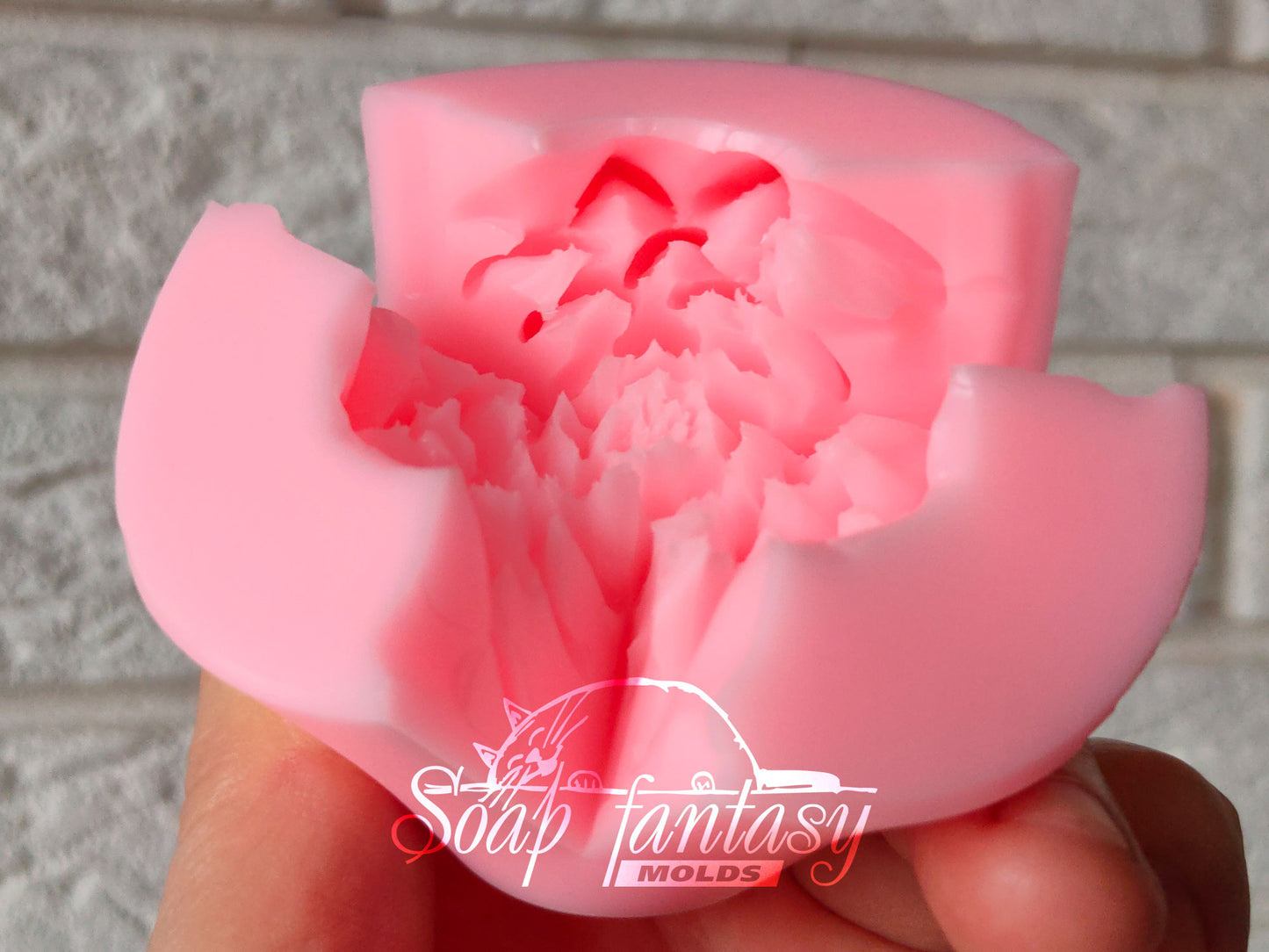 Dahlia 2 (mini) flower silicone mold for soap making