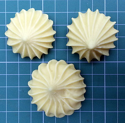 Meringue silicone mold for soap making