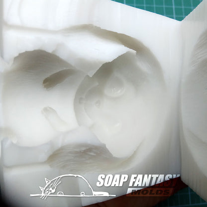 Snowball the Rabbit silicone mold for soap making