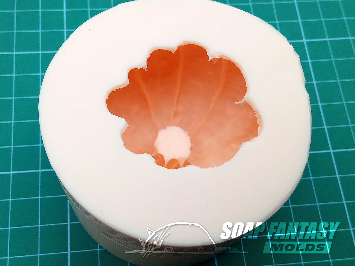Peeled tangerine silicone mold for soap making