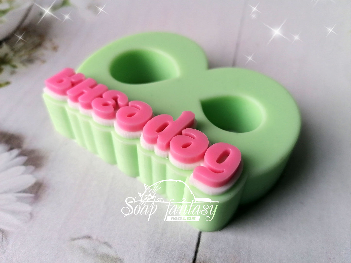 «8 березня» for creativity silicone mold for soap making