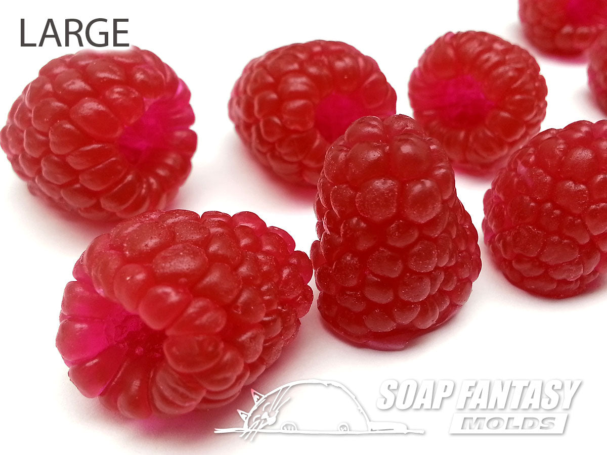 Raspberries silicone mold for soap making