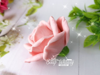 Rose "Alice" silicone mold for soap making