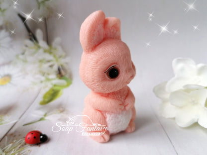 Cute bunny silicone mold for soap making