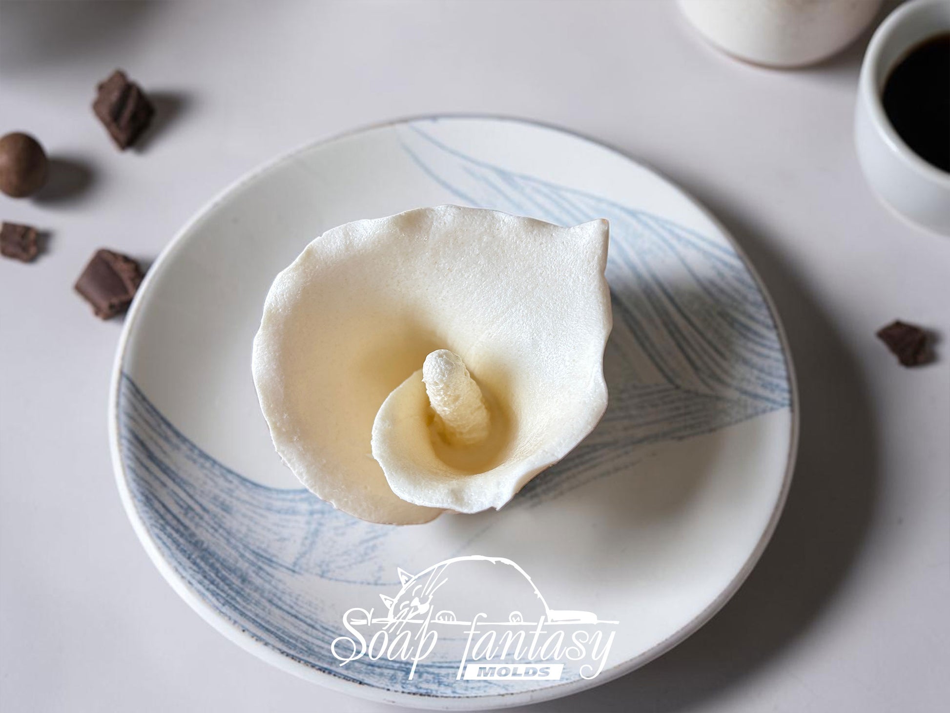 Calla Lily Silicone Mold for Marshmallow Flowers, Marshmallow Calla Mold, Food Grade Mold