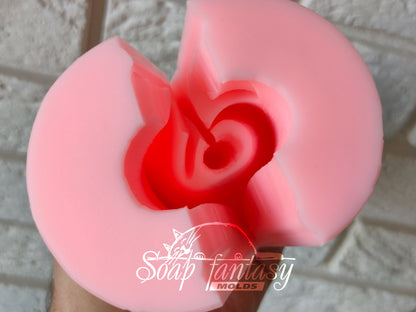 Calla lilies flower silicone mold for soap making