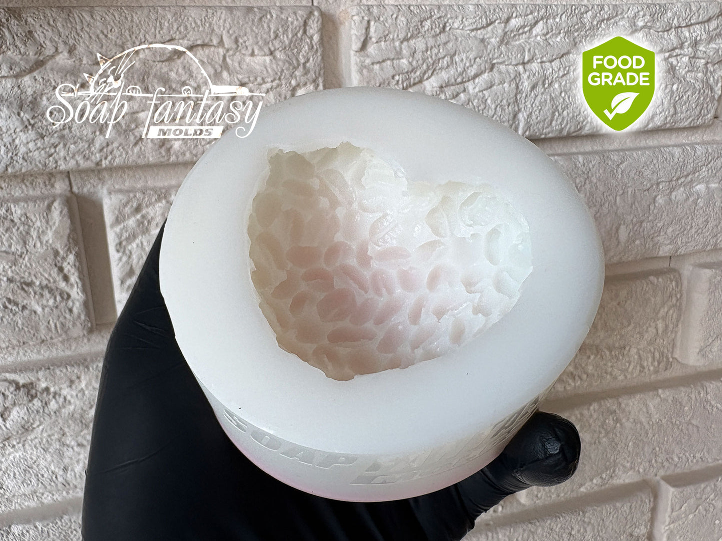 Big heart Silicone Molds for Chocolate, Marshmallow, Food Grade Mold
