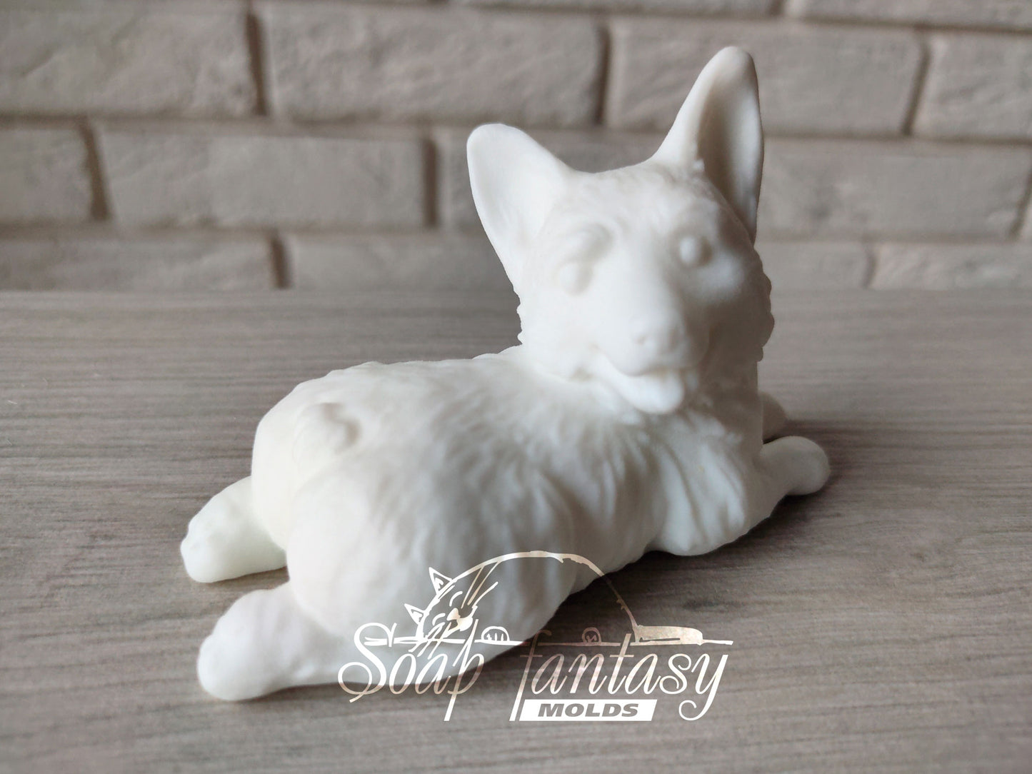 Welsh Corgi silicone mold for soap making