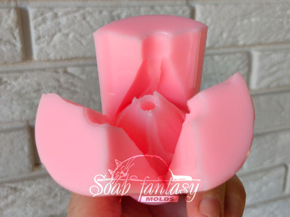 Tender crocus silicone mold for soap making