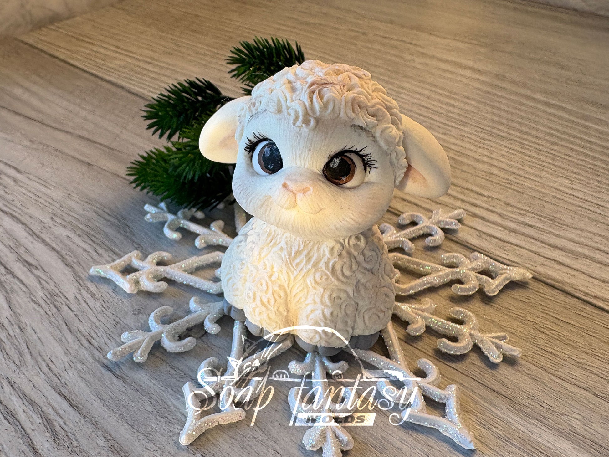 Cute Baby Sheep Lamb Custom Silicone Mold. Realistic 3D animal  Soap Molds for soap making, Candle Molds for candle making and Resin Molds for Resin Art.