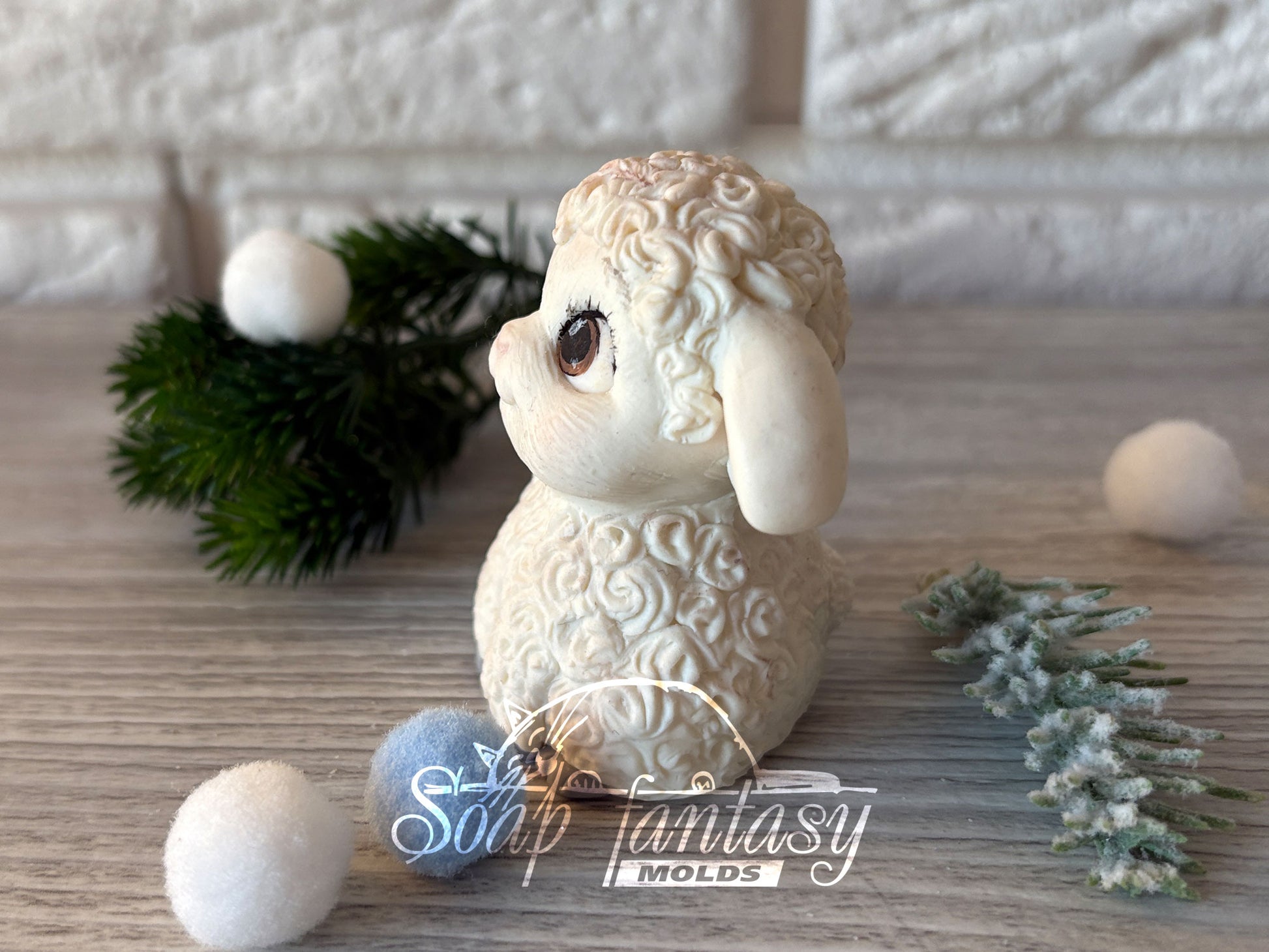 Cute Baby Sheep Lamb Custom Silicone Mold. Realistic 3D animal  Soap Molds for soap making, Candle Molds for candle making and Resin Molds for Resin Art.