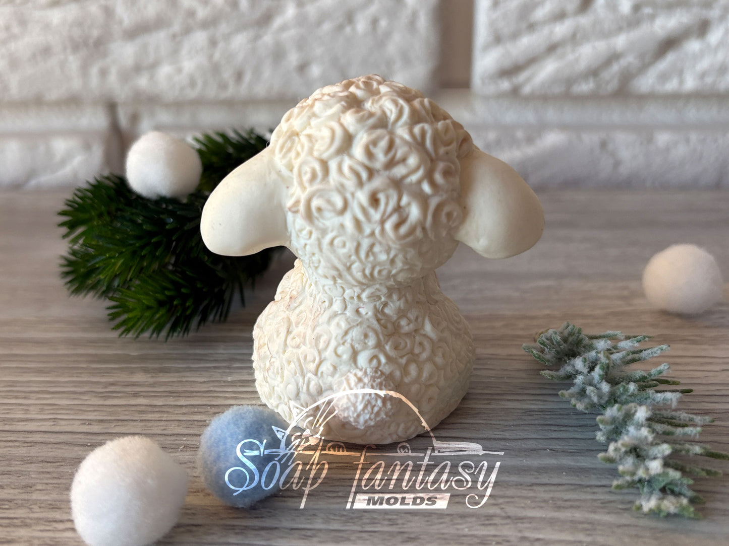 Cute Baby Sheep Lamb Custom Silicone Mold. Realistic 3D animal  Soap Molds for soap making, Candle Molds for candle making and Resin Molds for Resin Art.