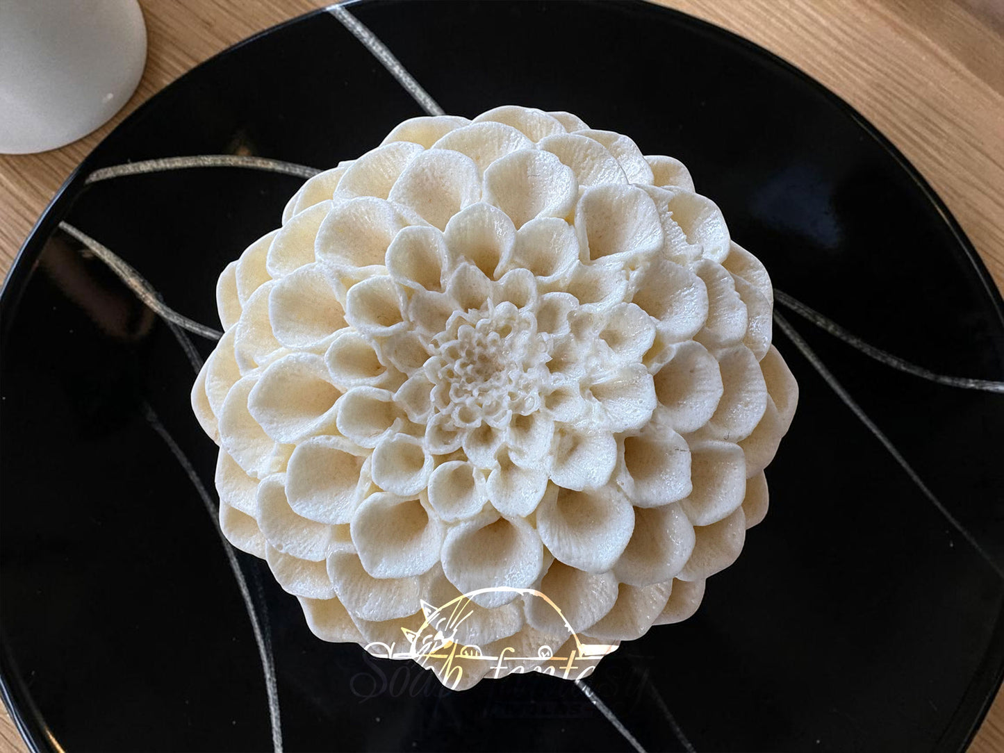 Dahlia Spherical silicone food grade mold for marshmallow flowers and chocolate