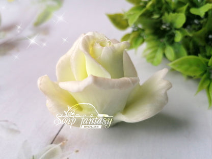 Rose "Delicate" silicone mold for soap making