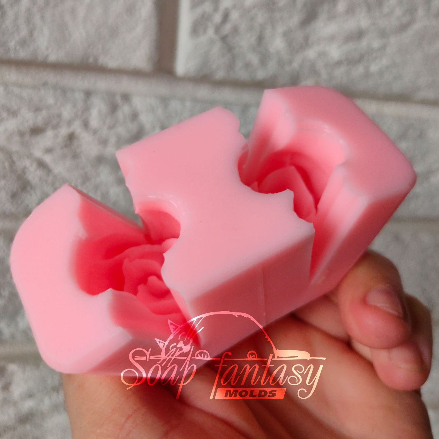 Delphinium grandiflorum buds silicone mold for soap making