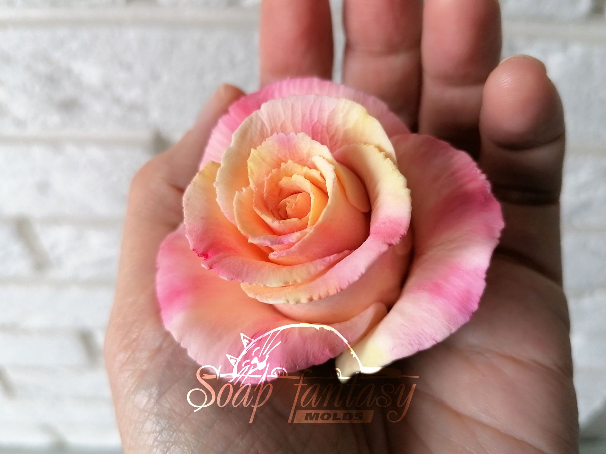 Rose - Diana silicone mold (mould) for soap making and candle making