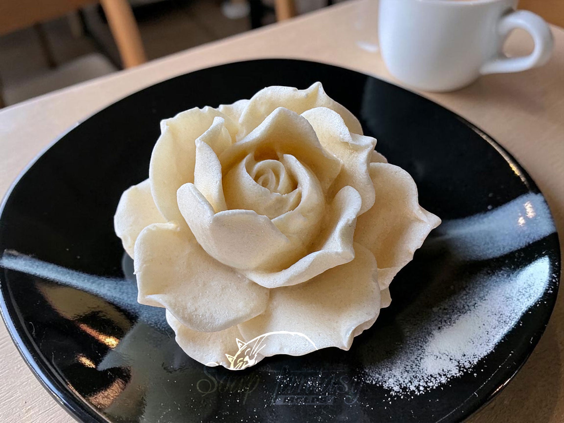 Food grade Large Rose Mold «Estelle» for Marshmallow Flowers & Food Art
