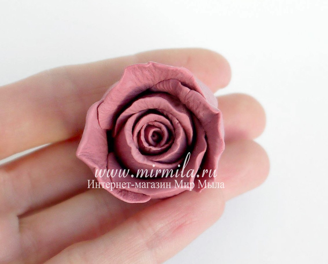 Rosebud "Freedom" silicone mold for soap making