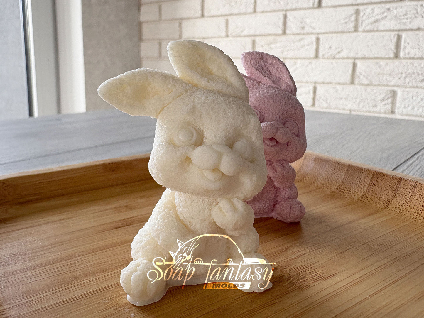Bunny Silicone Mold – 3D Rabbit Mold for Chocolate, Fondant, Marshmallow – Easter Funny Bunny – Food Grade Mold