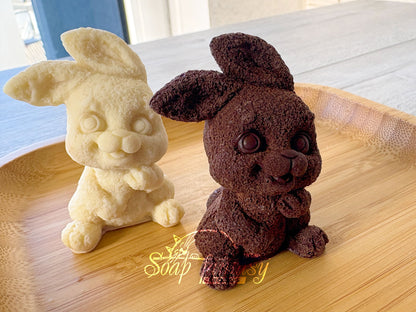 Bunny Silicone Mold – 3D Rabbit Mold for Chocolate, Fondant, Marshmallow – Easter Funny Bunny – Food Grade Mold