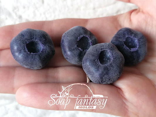 GARAGE SALE >> Giant blueberries silicone mold for soap making