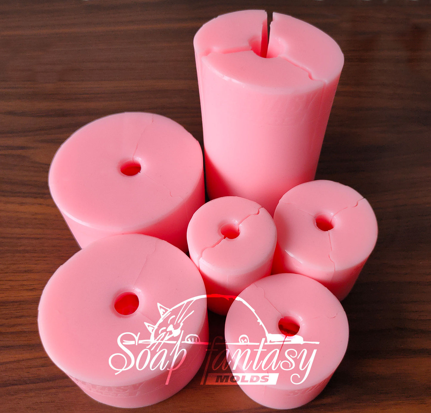 GARAGE SALE >> Big set (6 molds) of Gladiolus flower silicone molds for soap making