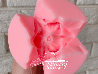 Gladiolus flower (Part 6 of the set) silicone mold for soap making