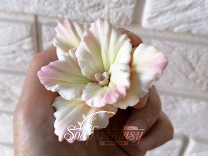 Gladiolus flower (Part 6 of the set) silicone mold for soap making