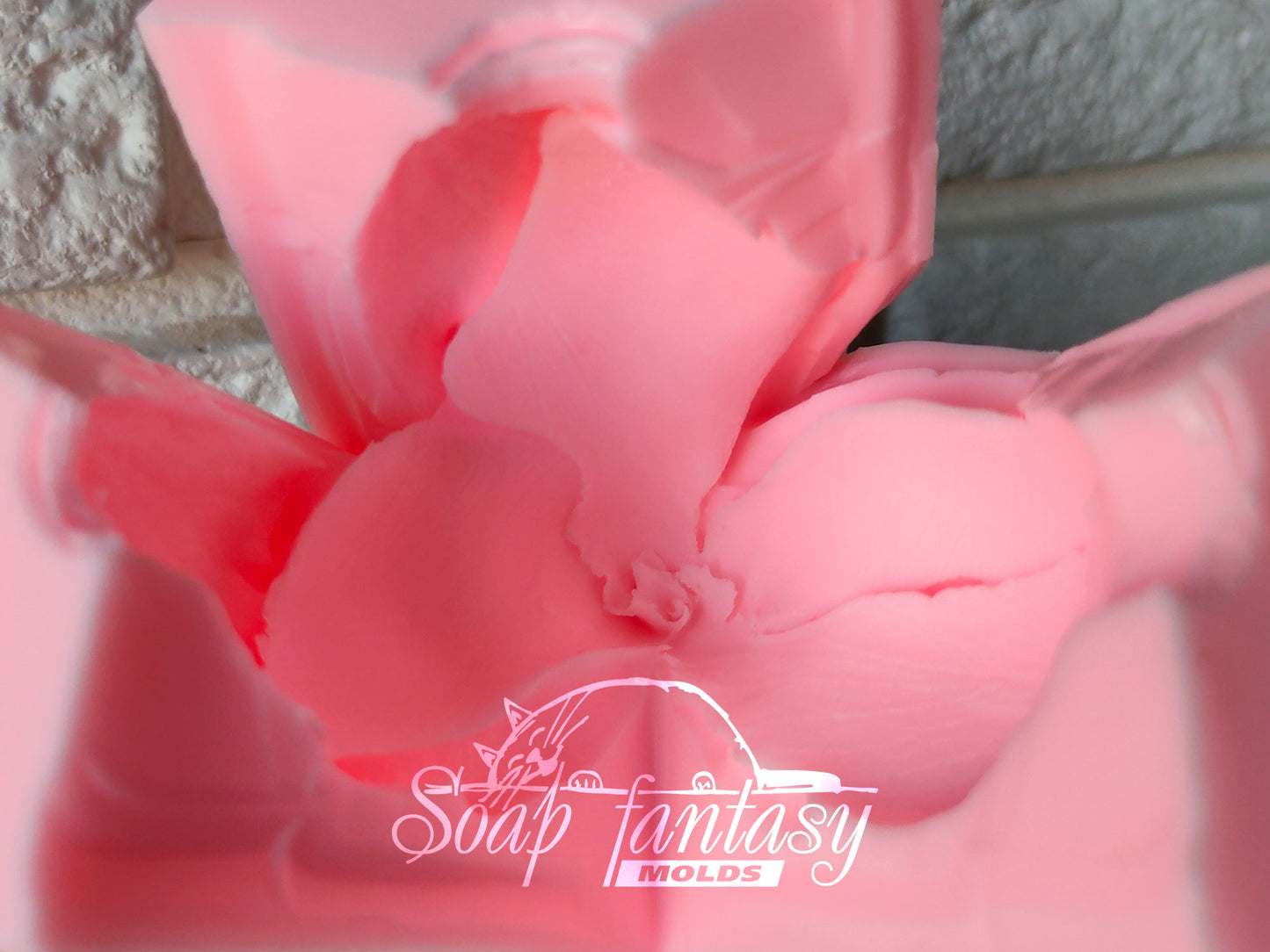 Rose bud "Grace" silicone mold for soap making