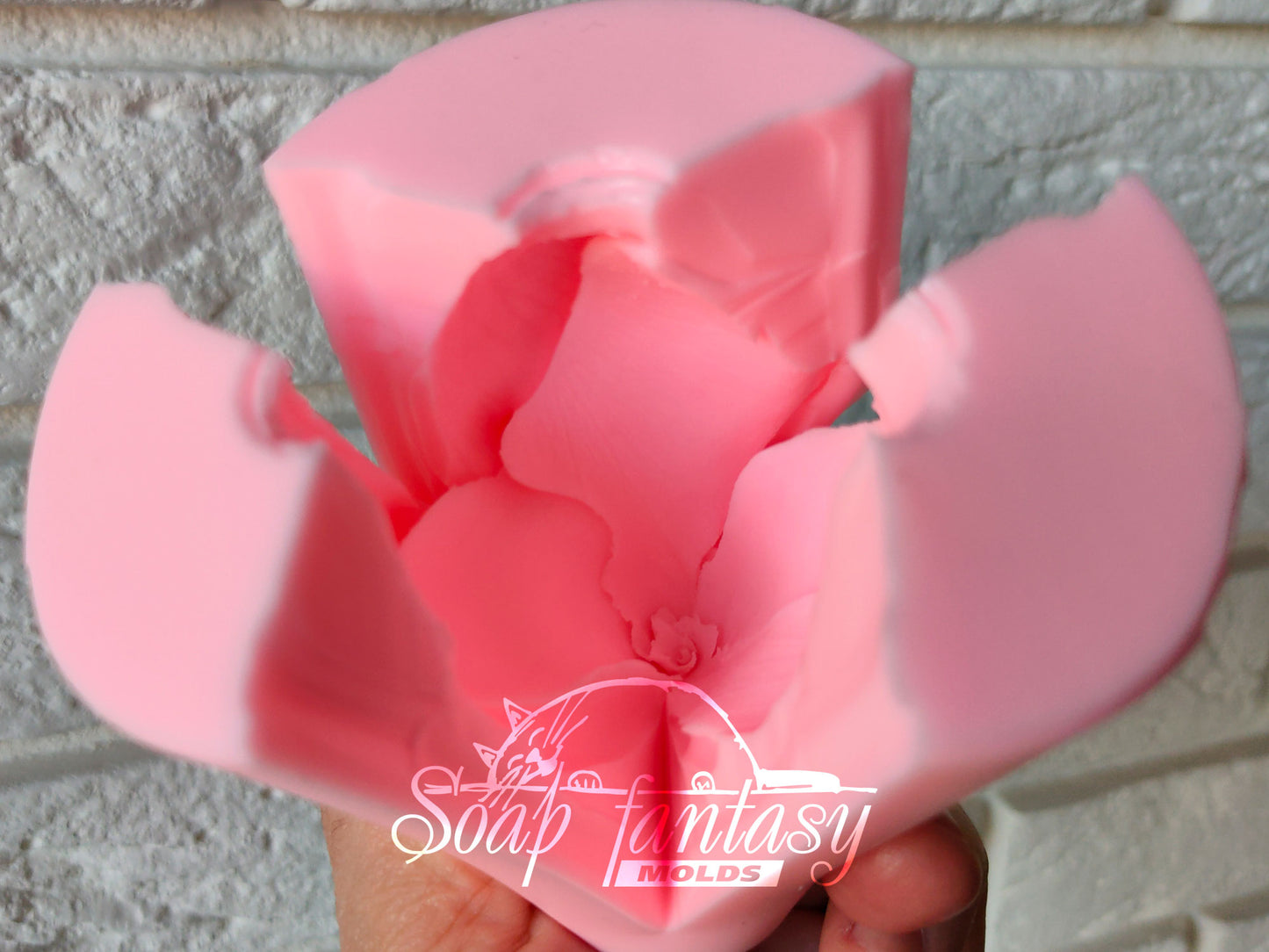 Rose bud "Grace" silicone mold for soap making