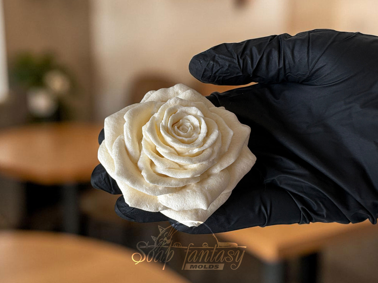 Big Rose Silicone Mold for Marshmallow Flowers, Marshmallow Rose Mold, Food Grade Mold, Rose Mold "Grand Prix"