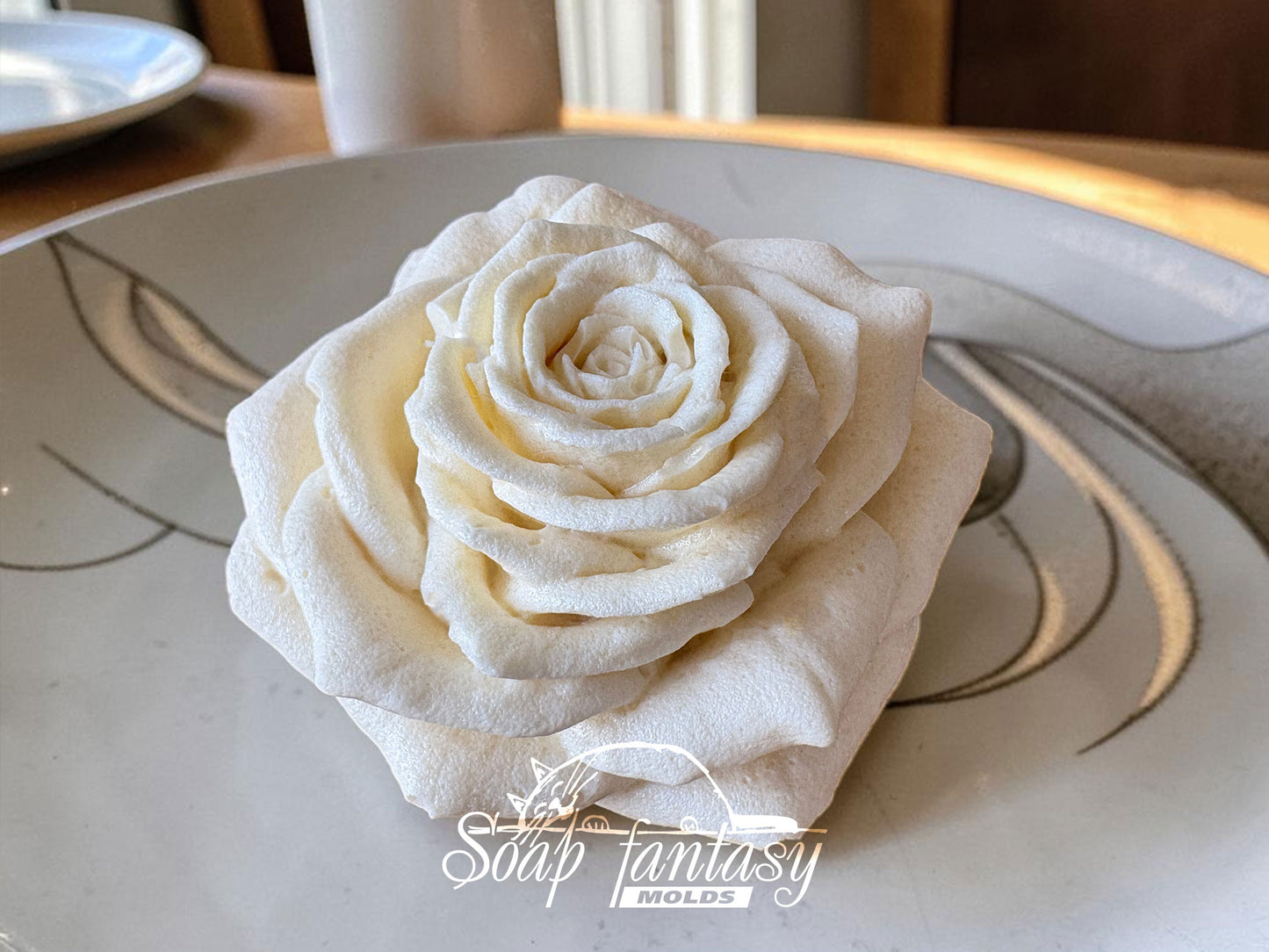 Big Rose Silicone Mold for Marshmallow Flowers, Marshmallow Rose Mold, Food Grade Mold, Rose Mold "Grand Prix"