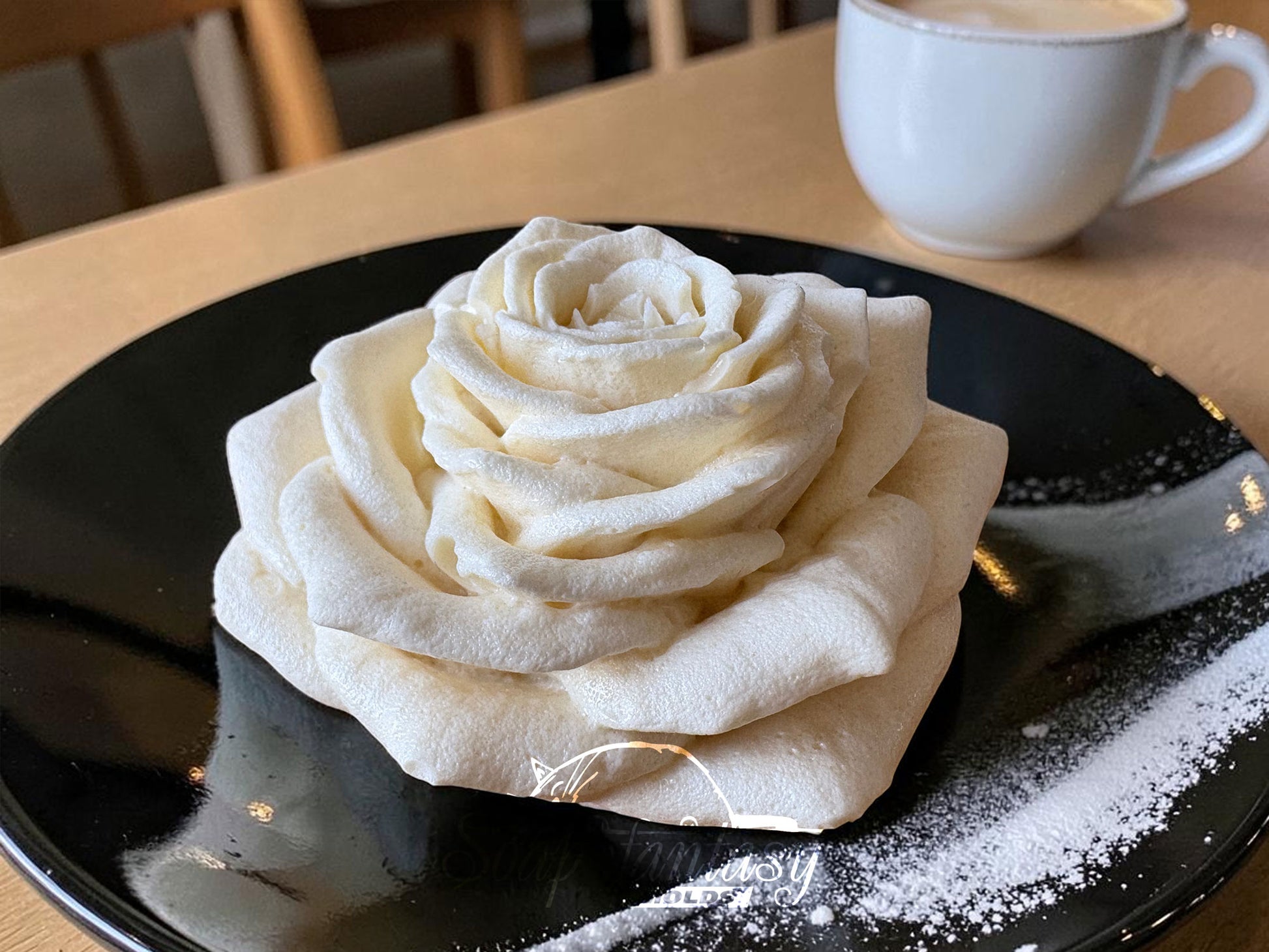Big Rose Silicone Mold for Marshmallow Flowers, Marshmallow Rose Mold, Food Grade Mold, Rose Mold "Grand Prix"