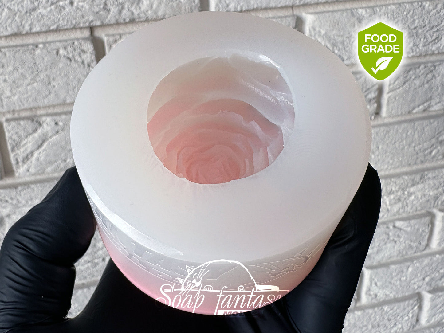 Big Rose Silicone Mold for Marshmallow Flowers, Marshmallow Rose Mold, Food Grade Mold, Rose Mold "Grand Prix"