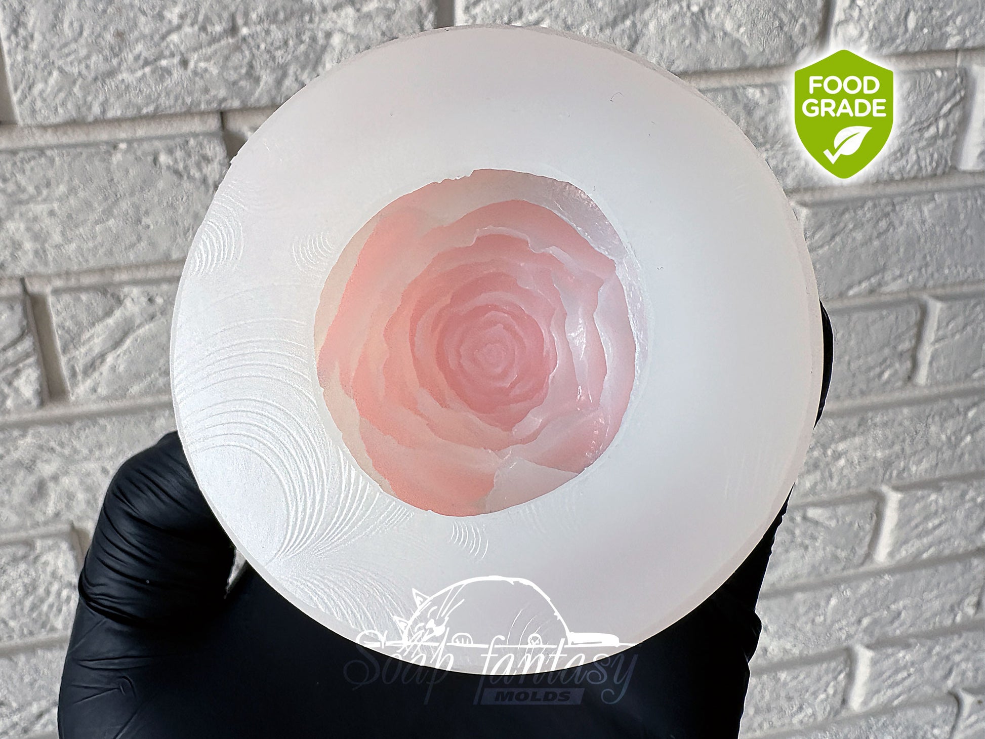 Big Rose Silicone Mold for Marshmallow Flowers, Marshmallow Rose Mold, Food Grade Mold, Rose Mold "Grand Prix"