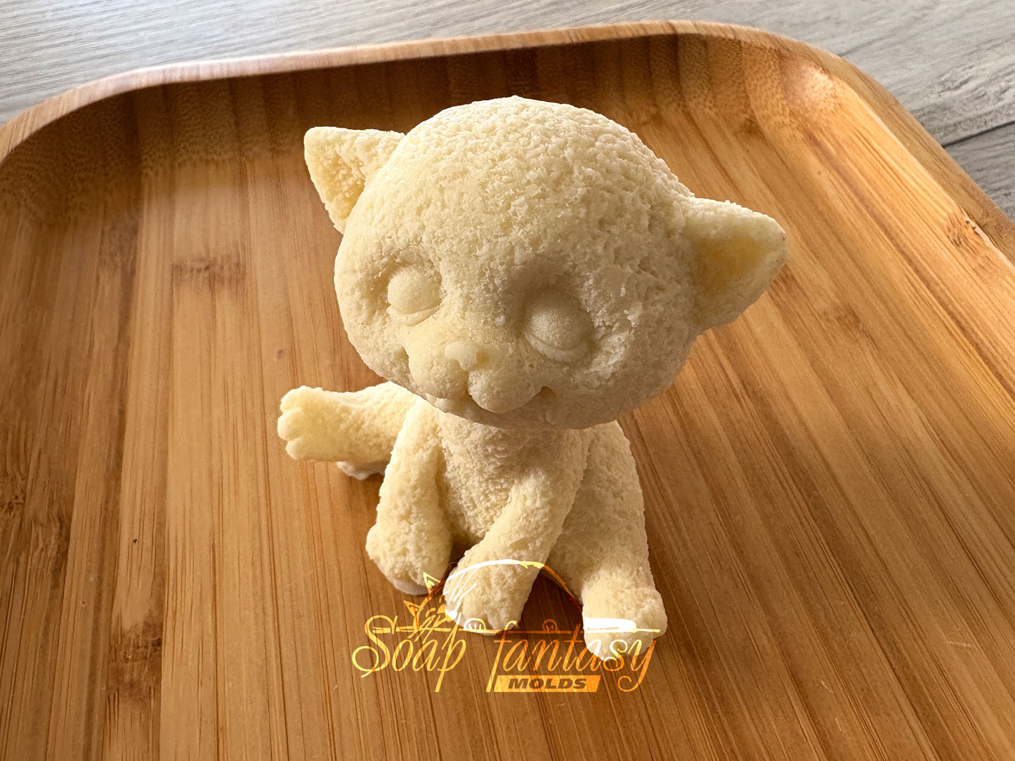 Happy Kitten Silicone Mold – 3D Cat Mold for Chocolate, Fondant, Marshmallow – Food Grade Mold