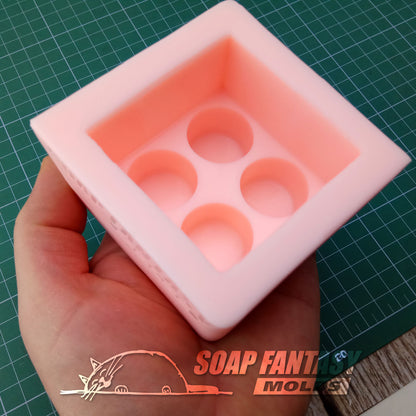 Toy BIG building block silicone mold for soap making