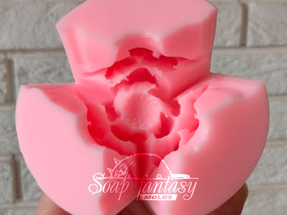 Dahlia "La Cierva" silicone mold for soap making