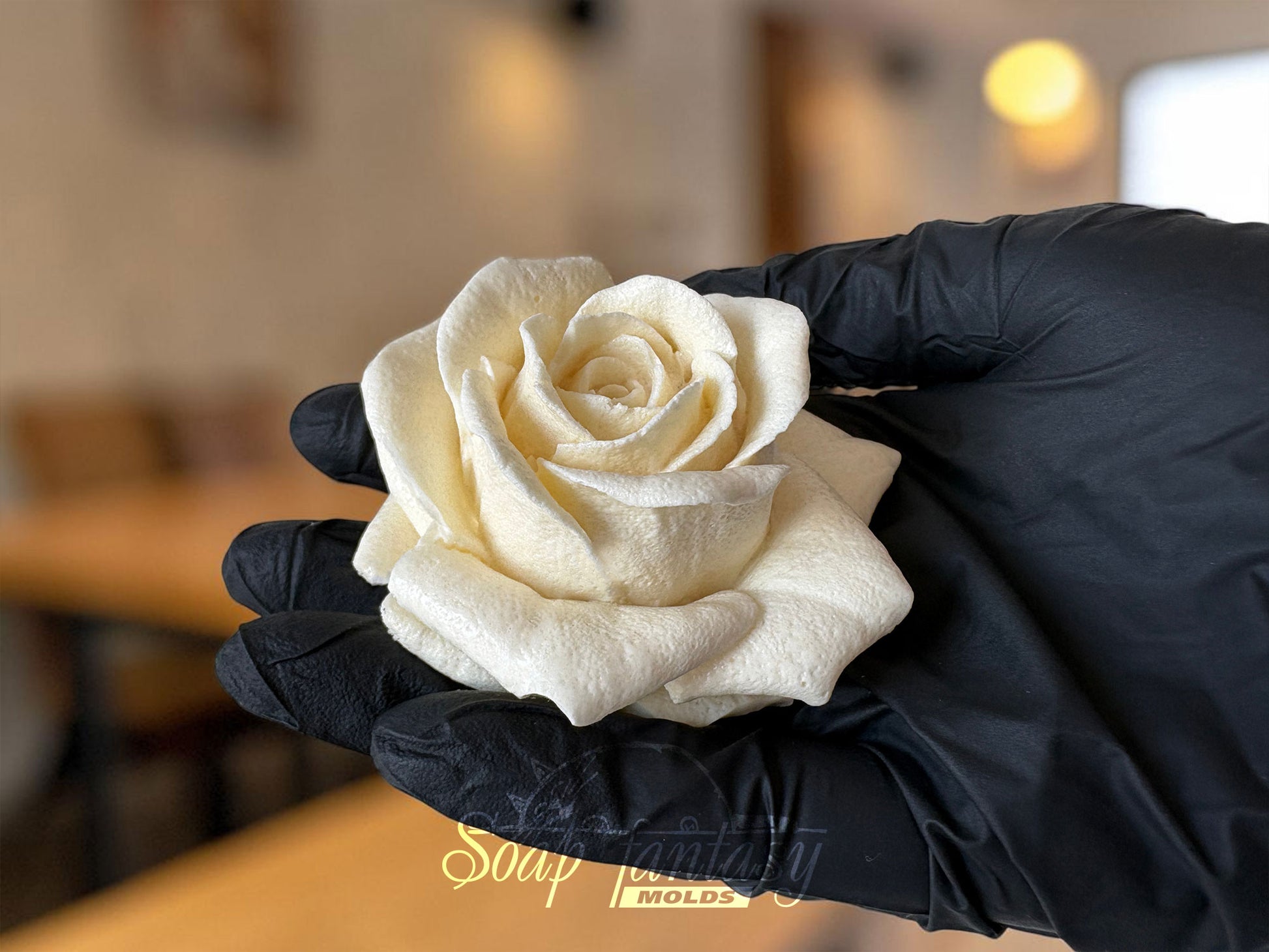 Big Rose Silicone Mold for Marshmallow Flowers, Marshmallow Rose Mold, Big Flower Mold, Food Grade Mold, Big Rose Mold "Lady in red"