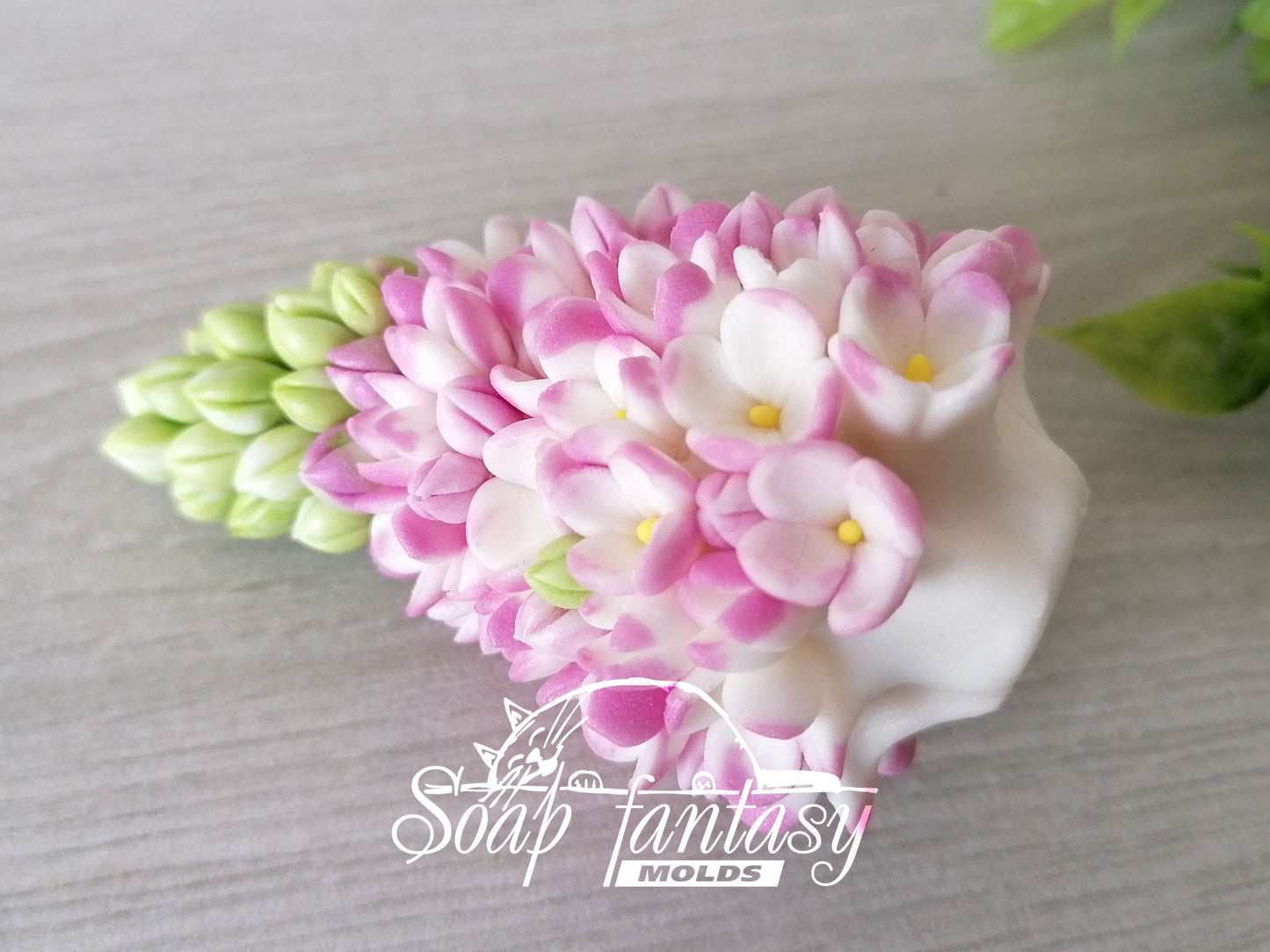 Lilac mini flower silicone mold for soap making