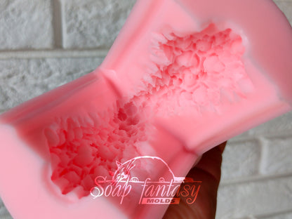 Lilac mini flower silicone mold for soap making