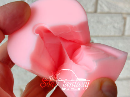 Lilac leaf silicone mold for soap making