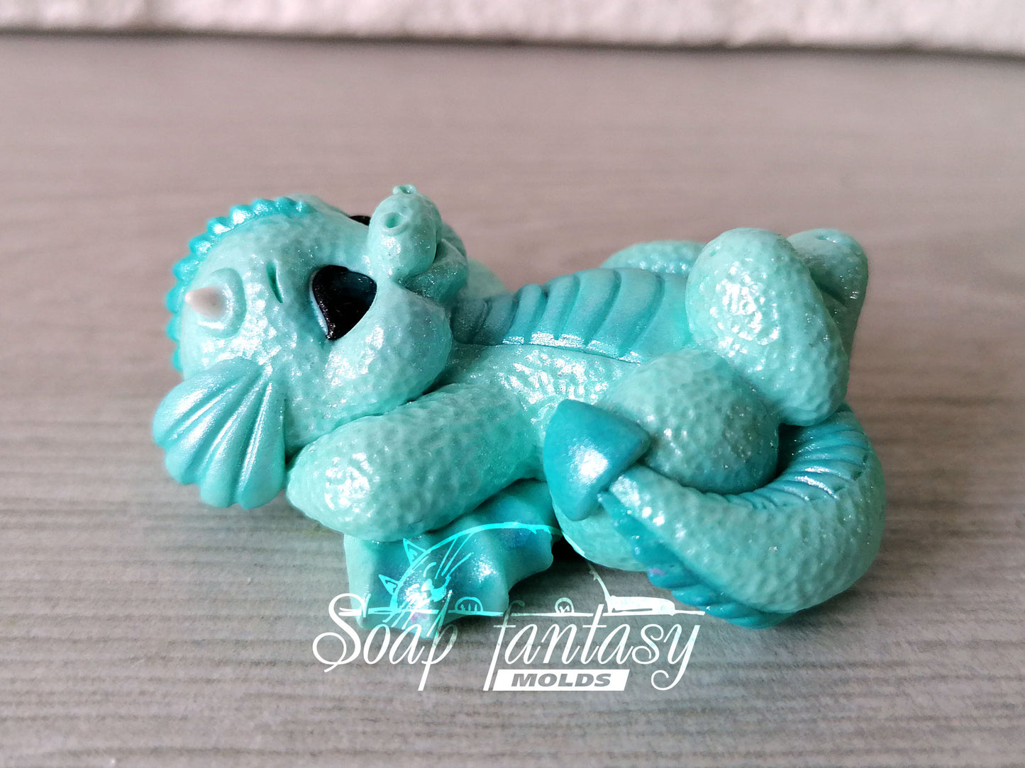 Little Azur dragons silicone mold for soap making