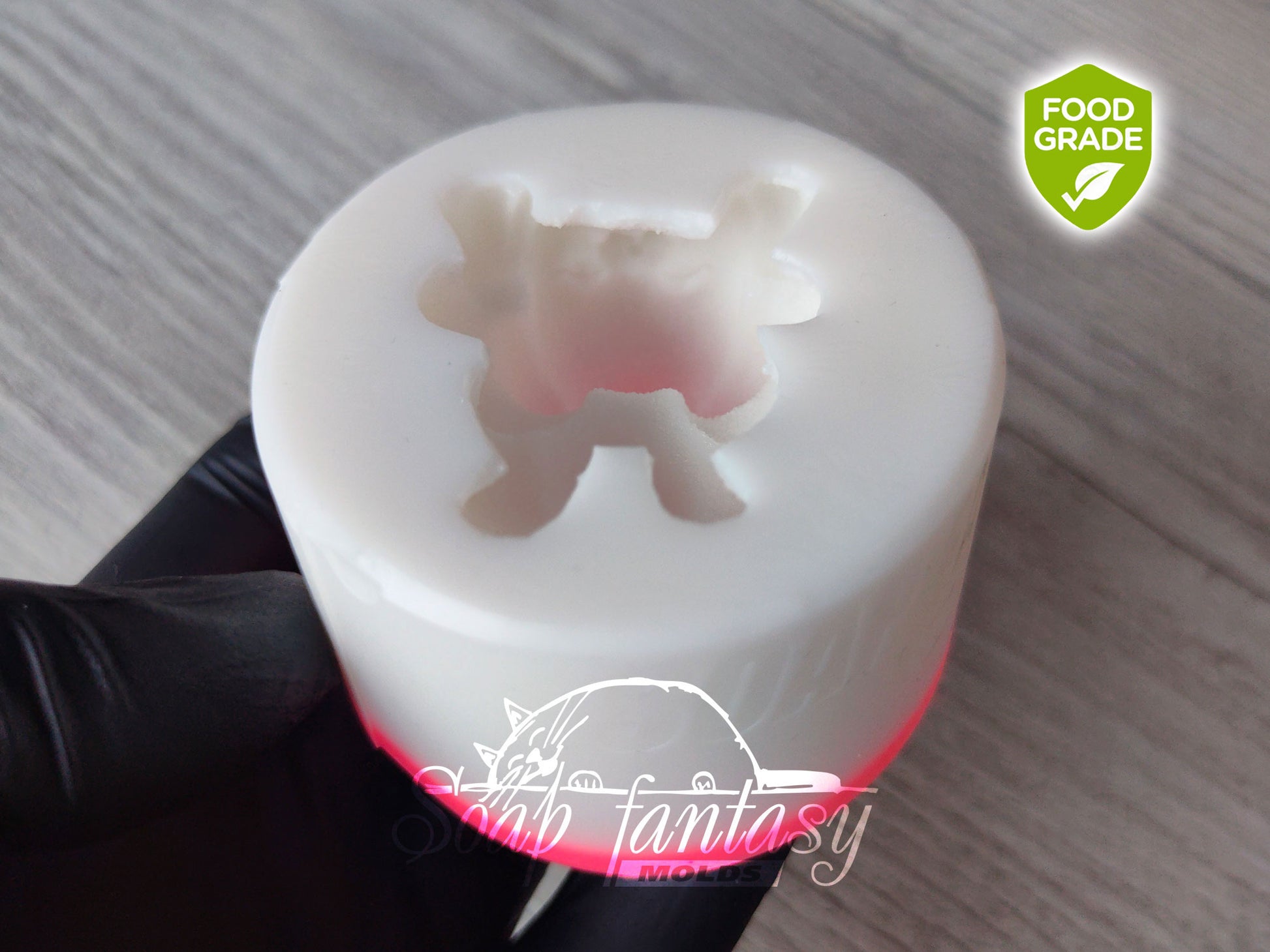 Bunny Silicone Mold – 3D Rabbit Mold for Chocolate, Fondant, Marshmallow – Easter Bunny On The Tummy – Food Grade Mold