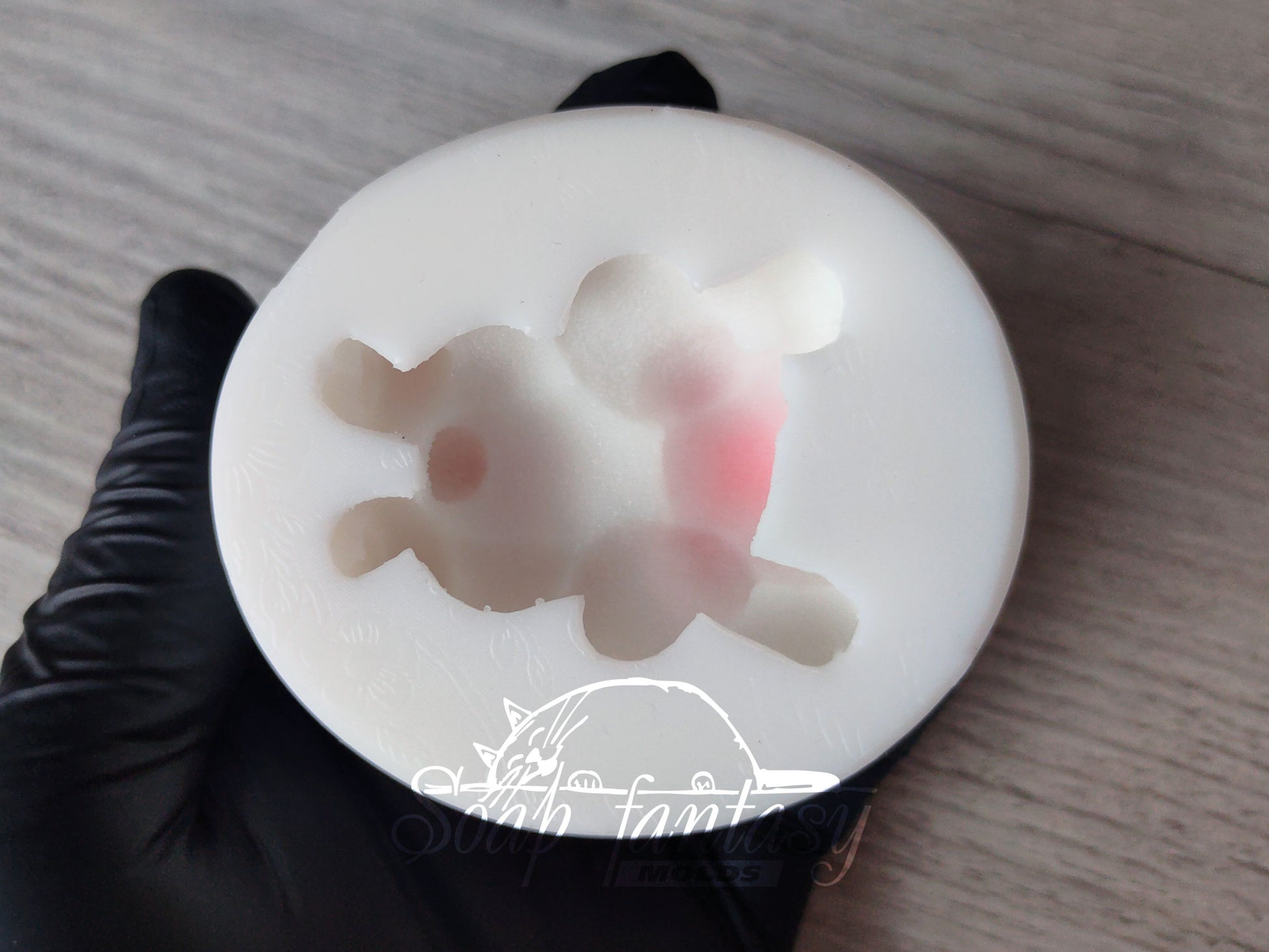 Bunny Silicone Mold – 3D Rabbit Mold for Chocolate, Fondant, Marshmallow – Easter Bunny On The Tummy – Food Grade Mold