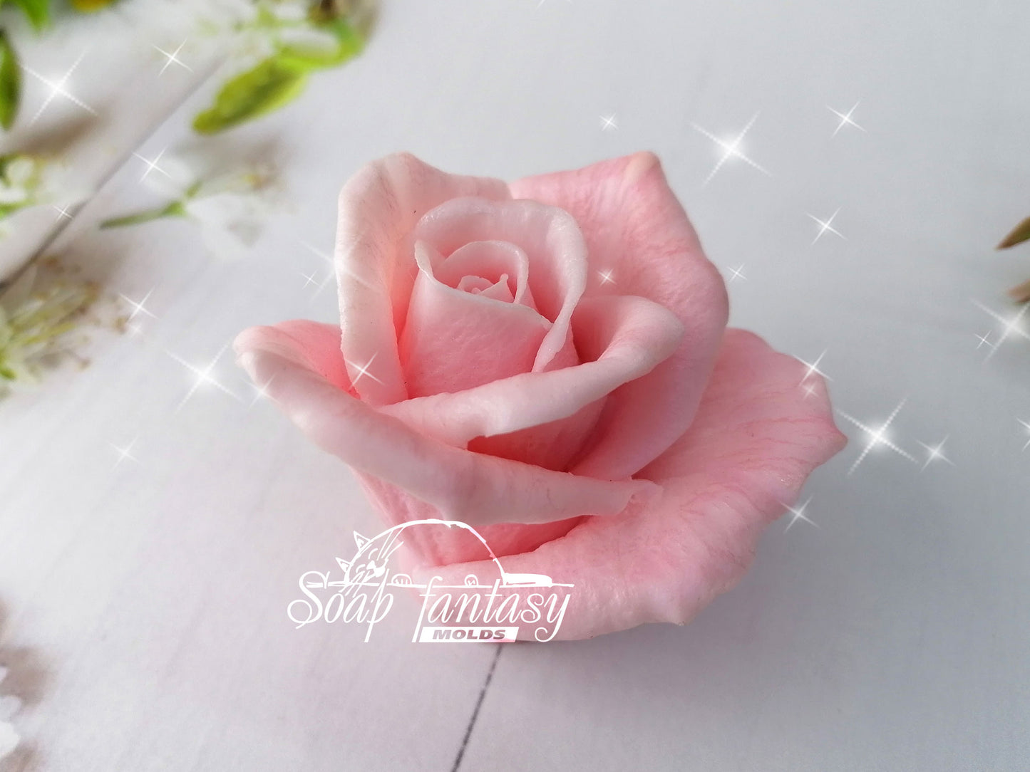 Rose "Lux" silicone mold for soap making