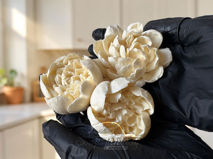 Food Grade Mold Peony "Luxurious" - Silicone Mold for Marshmallow, Chocolate, Fondant