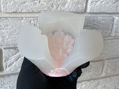 Food Grade Mold Medium Peony "Luxurious" - Silicone Mold for Marshmallow, Chocolate, Fondant etc.