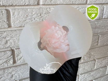 Food Grade Mold Small Peony "Luxurious" - Silicone Mold for Marshmallow, Chocolate, Fondant
