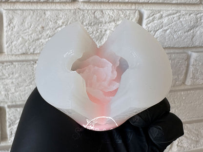 Peony Just-opening Bud "Luxurious" for Marshmallow Flowers, Food Grade Silicone Mold